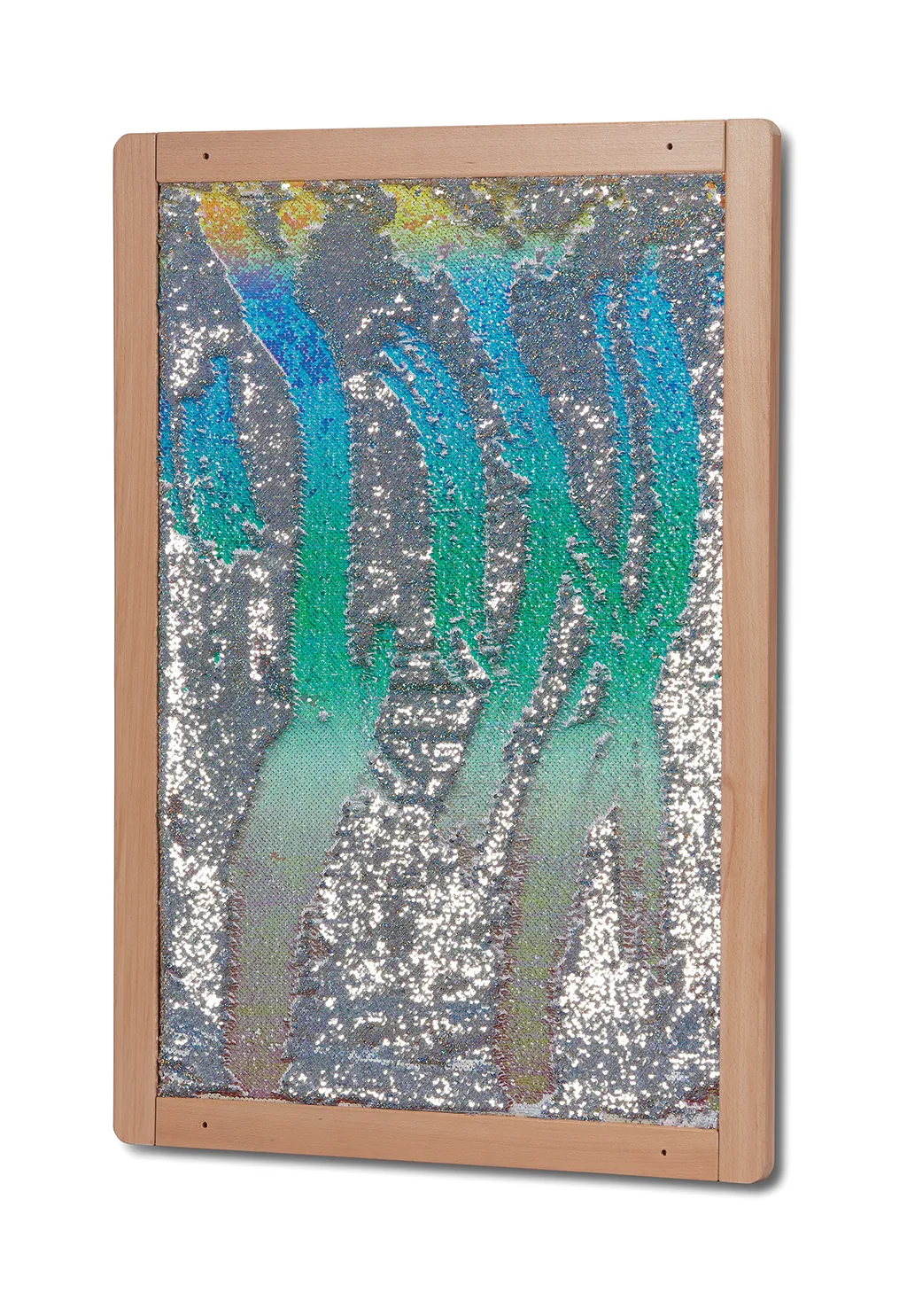 Paillettenwand mit sensorischer Oberfläche — Millhouse Lernspielzeug Schule