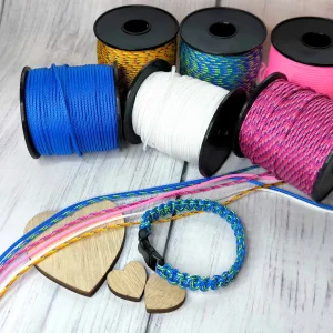 Paracord-Kordel Ø 2mm • 1 Meter — Kiki-Ena Bastelmaterial Naturholz