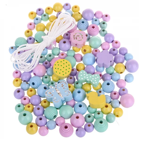 Perlenmix Pastell — Kiki-Ena Bastelmaterial Naturholz Perlenmix Pastell — Kiki-Ena Bastelmaterial Naturholz