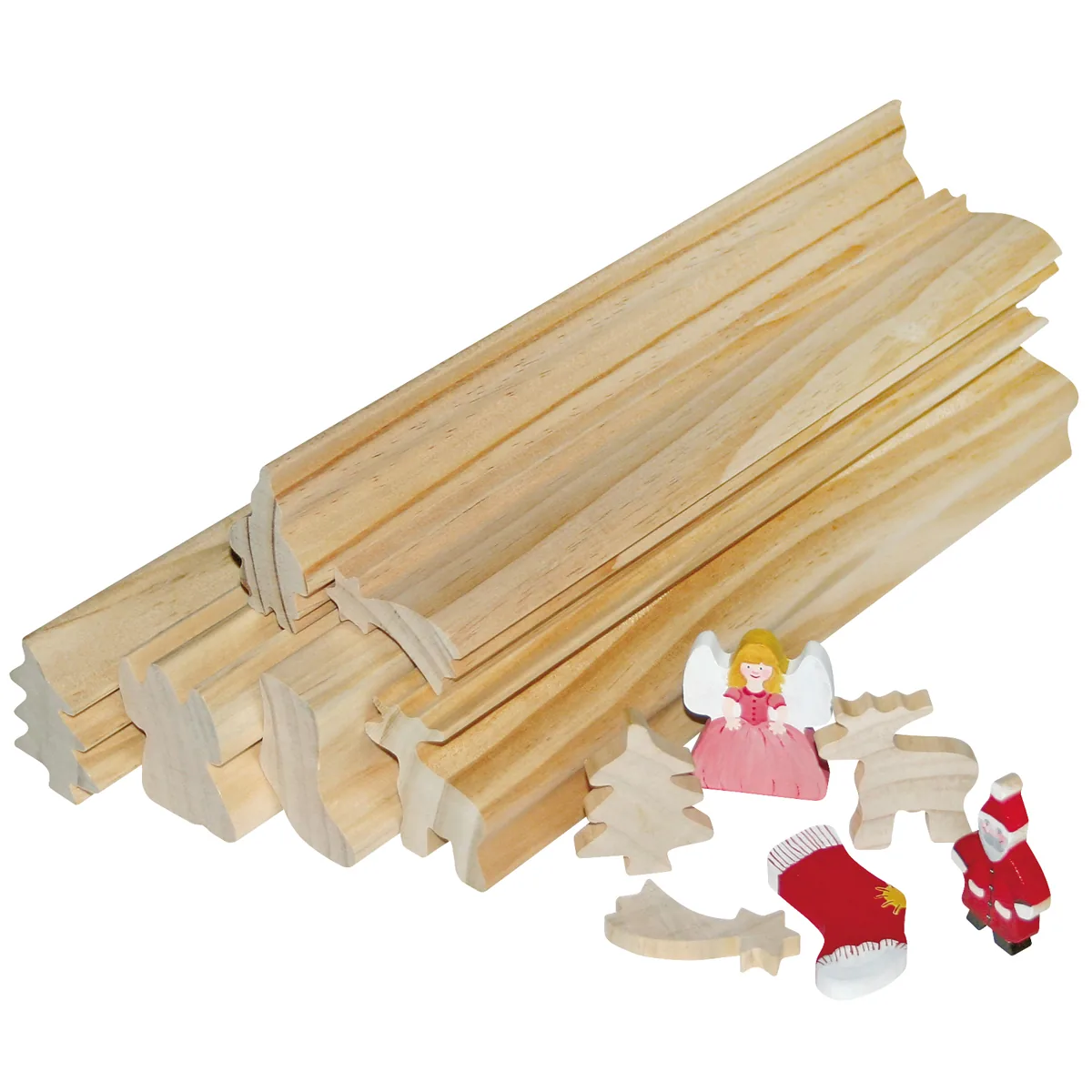 Profilholz Weihnachten 6er Set — Eduplay padagogisches Spielzeug Kita