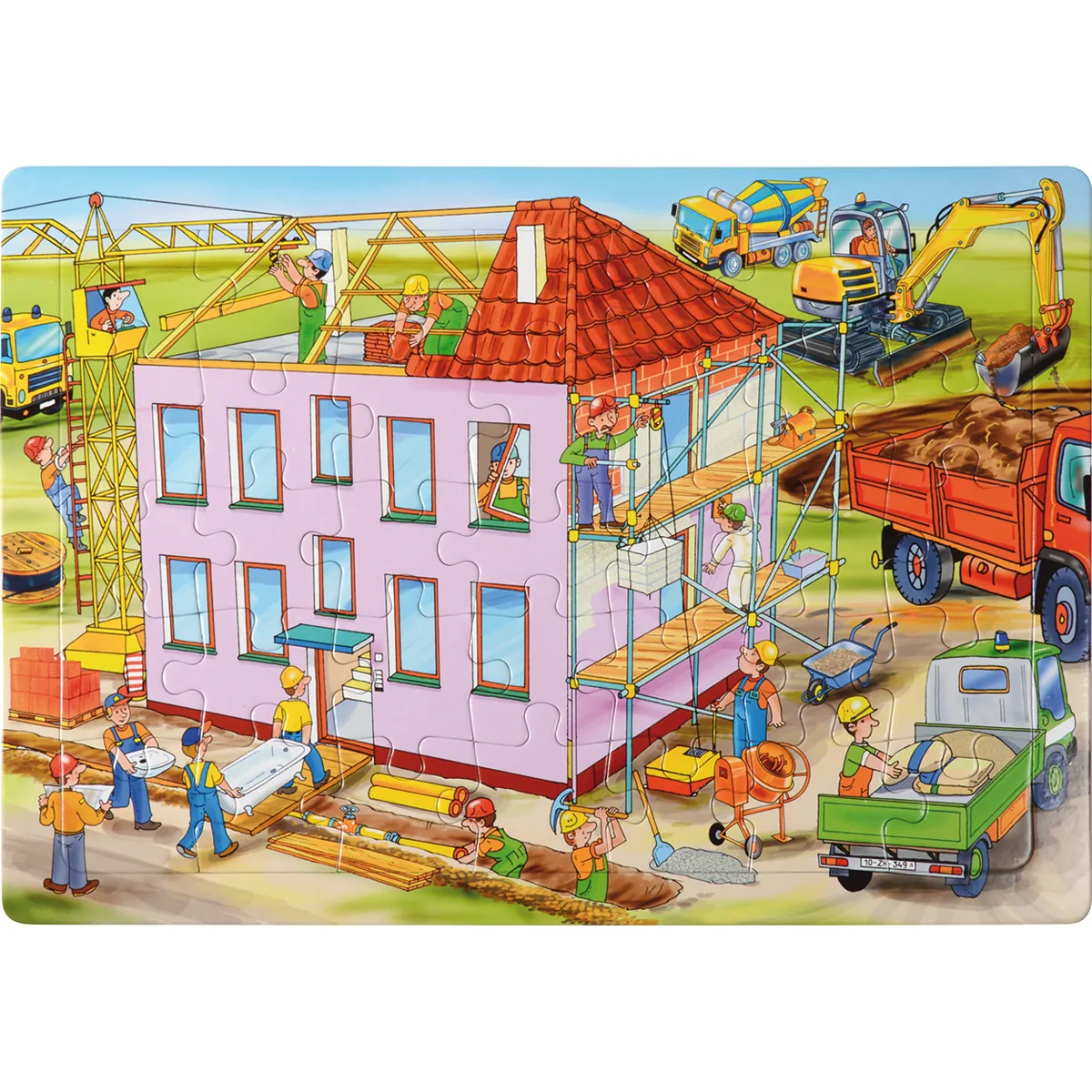 Puzzle Baustelle — Eduplay padagogisches Spielzeug Kita