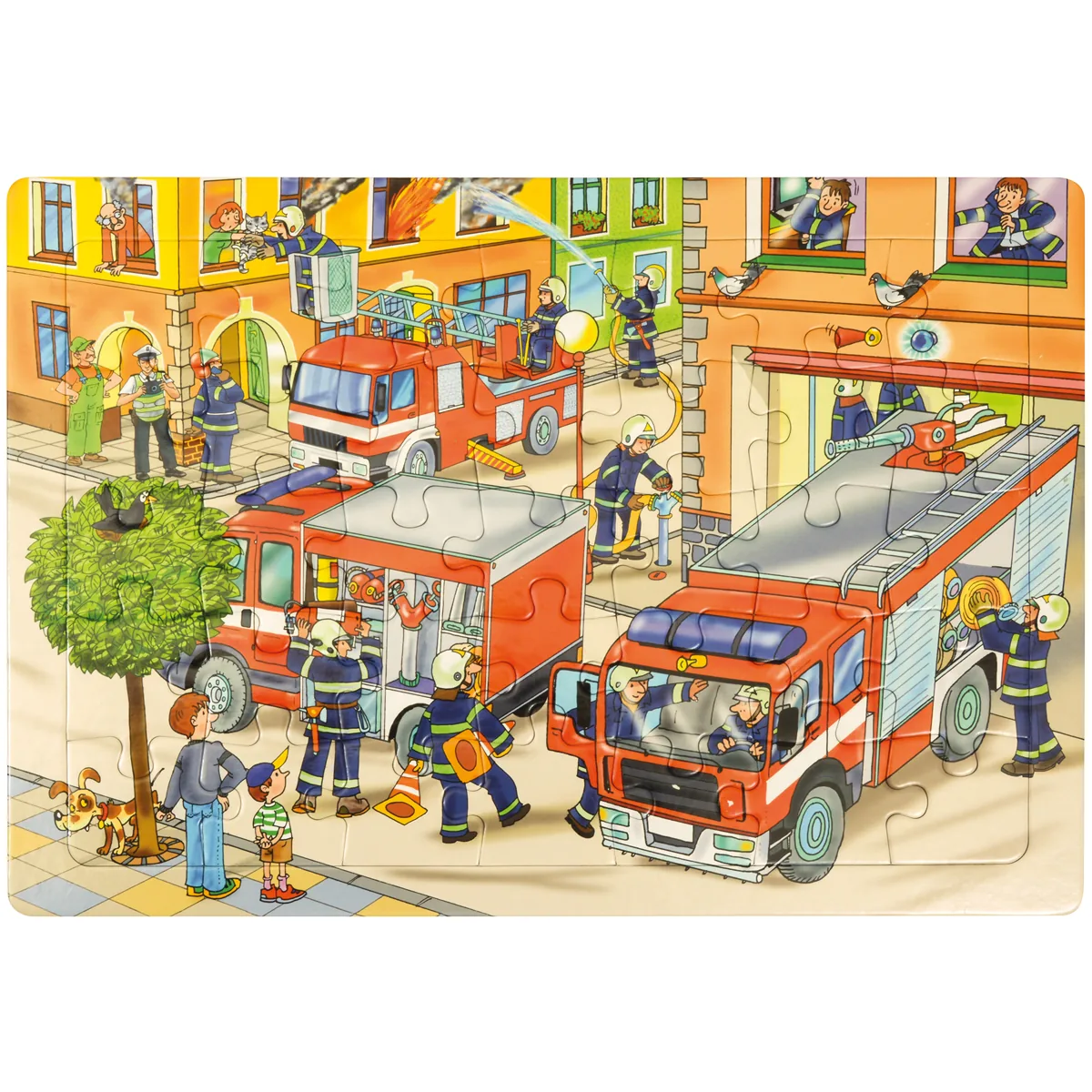 Puzzle Feuerwehr — Eduplay padagogisches Spielzeug Kita Puzzle Feuerwehr — Eduplay padagogisches Spielzeug Kita