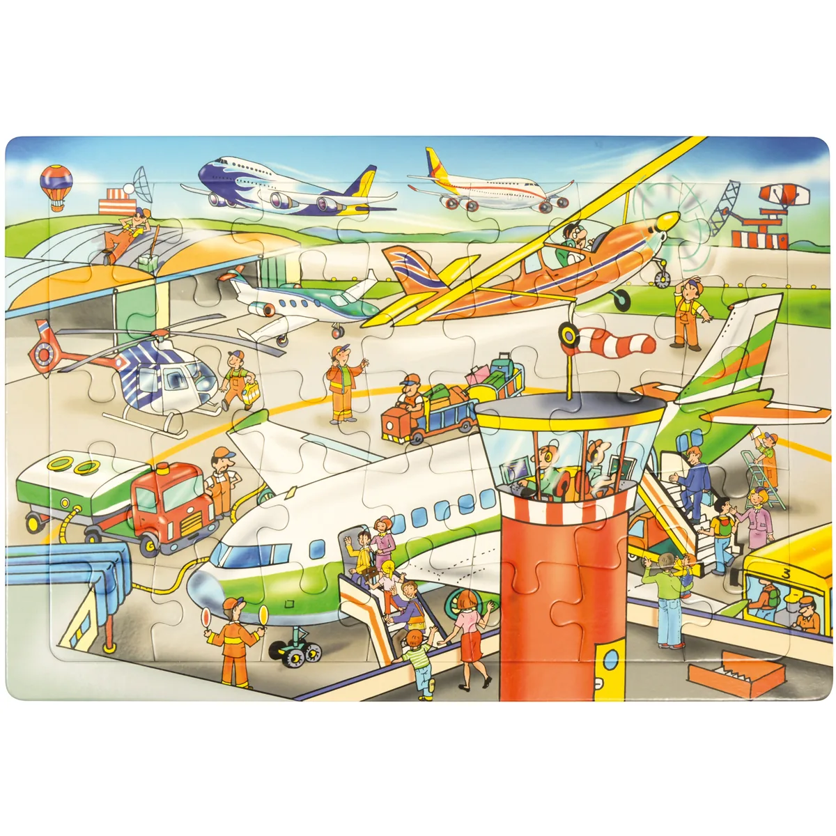 Puzzle Flughafen — Eduplay padagogisches Spielzeug Kita