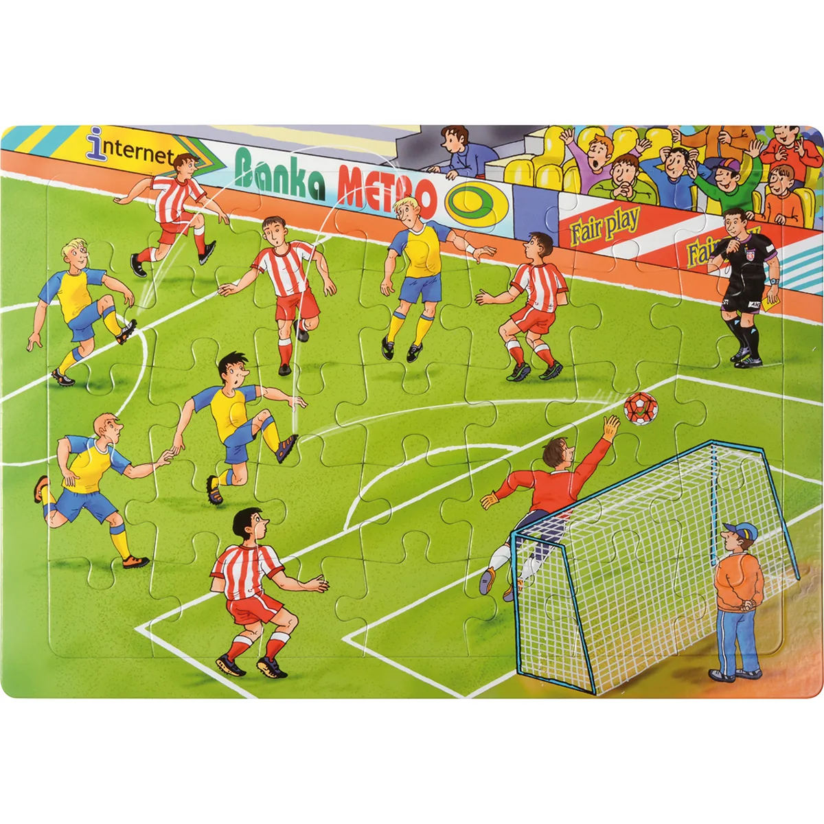 Puzzle Fussball — Eduplay padagogisches Spielzeug Kita