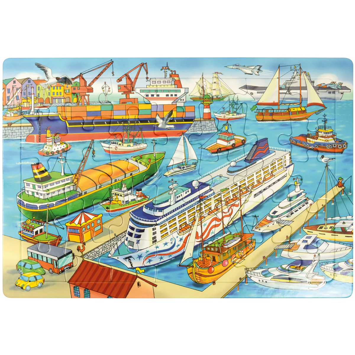 Puzzle Hafen — Eduplay padagogisches Spielzeug Kita