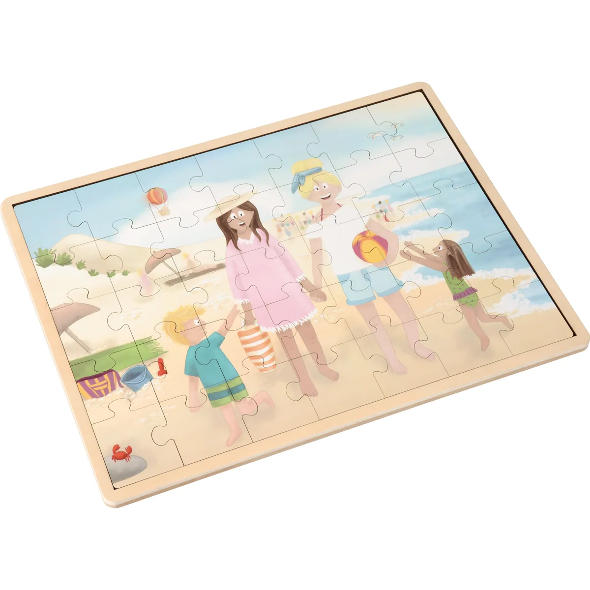 Puzzle Strand Sie und Sie Familie — Eduplay padagogisches Spielzeug Kita