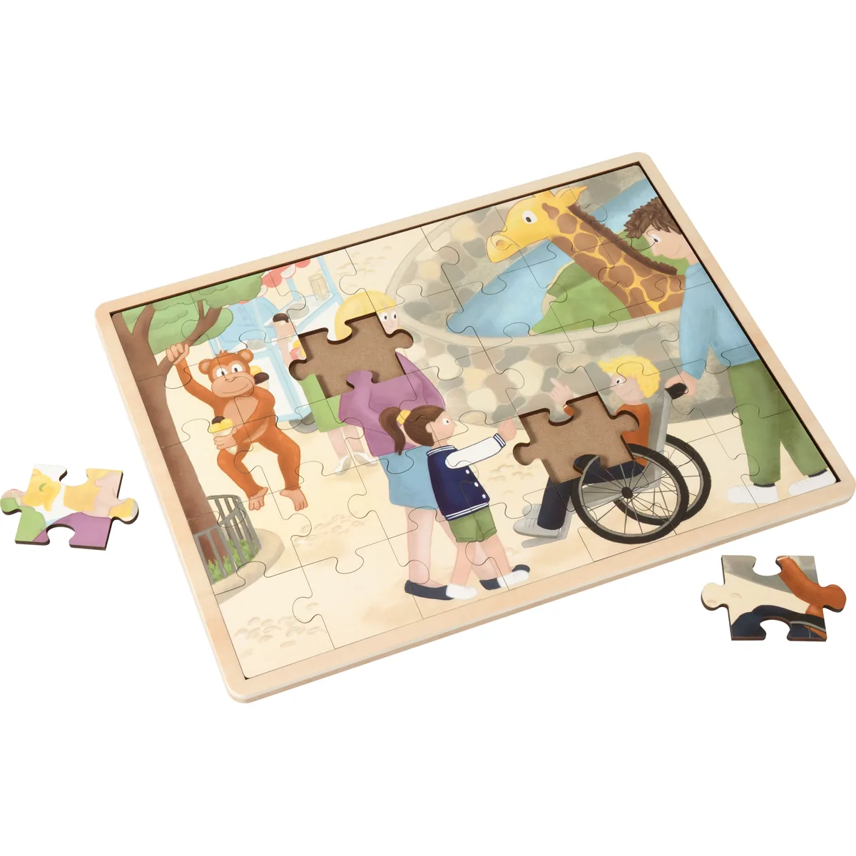 Puzzle Zoo Handicap — Eduplay padagogisches Spielzeug Kita