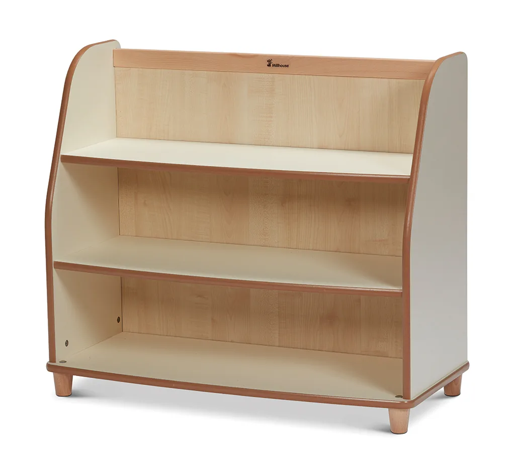 Regal mit Spiegelrückwand für Kita & Kindergarten — Millhouse Lernspielzeug Schule