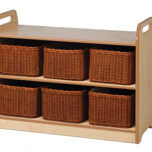 Millhouse PT610 Regaleinheit mit Vitrine, verspiegelter Rückwand und 6 Körben