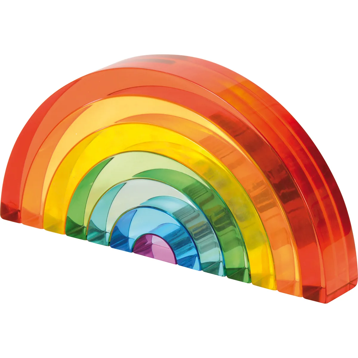 Regenbogen Acrylsteine — Eduplay padagogisches Spielzeug Kita