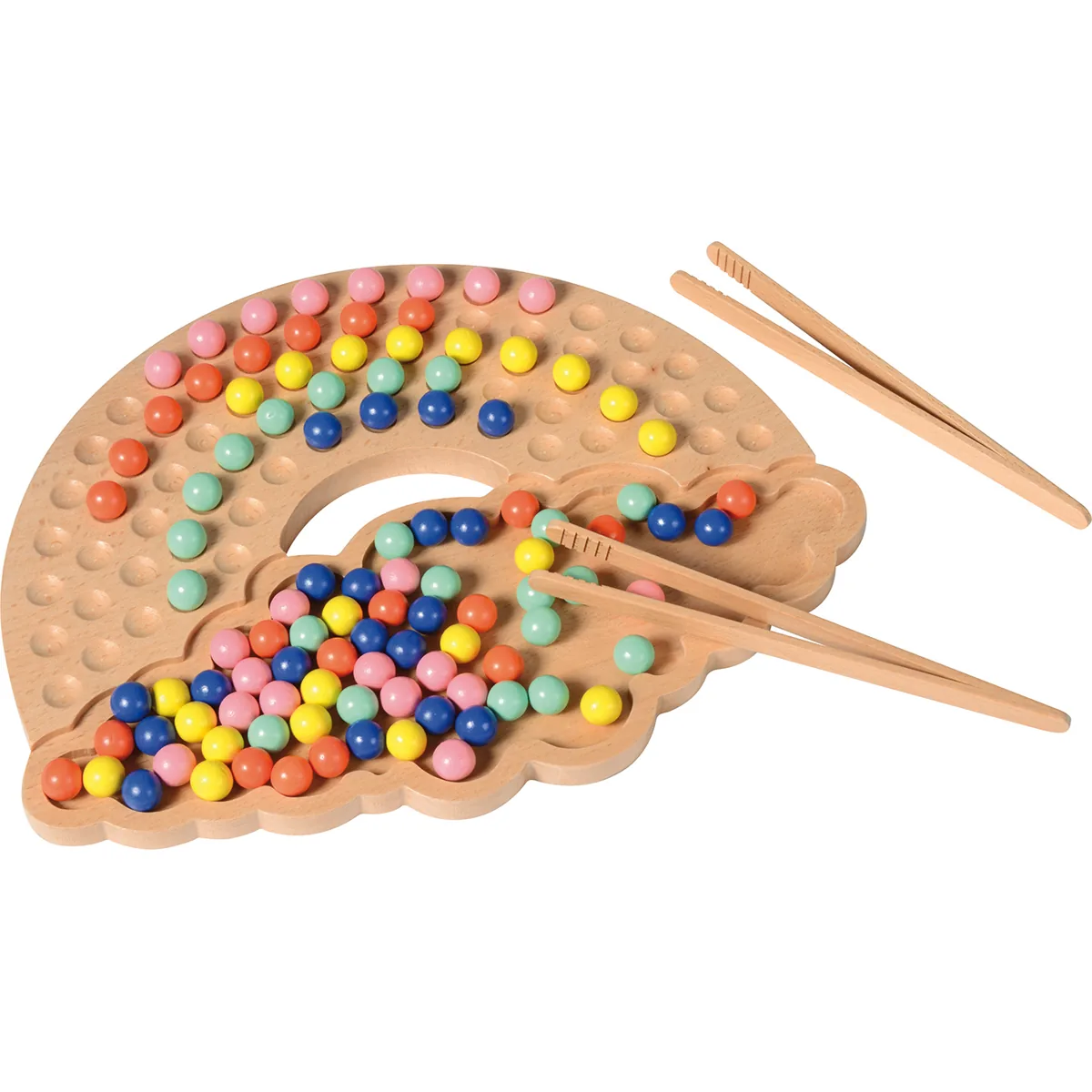 Regenbogen Murmelspiel — Eduplay padagogisches Spielzeug Kita