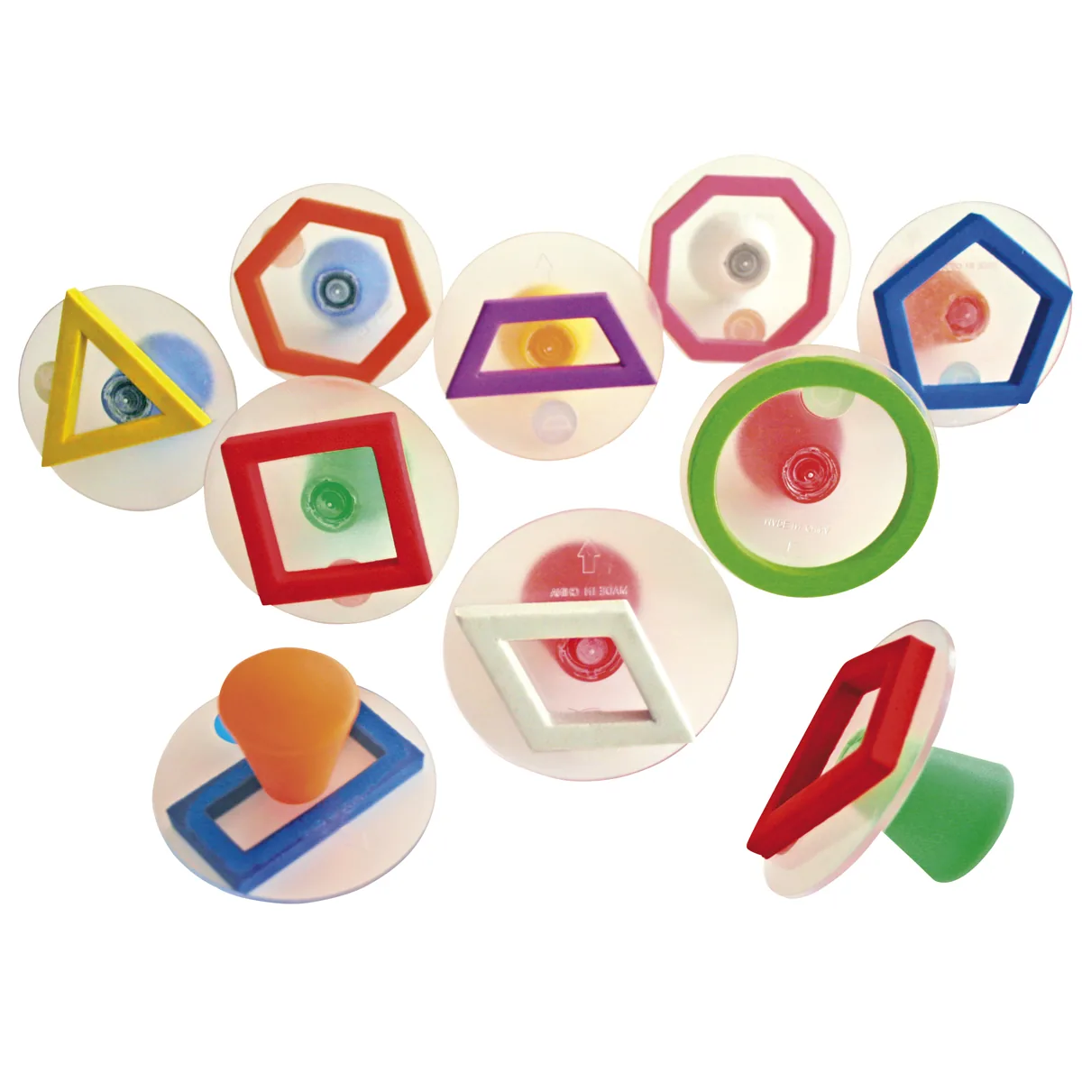 Riesenstempel Geo Outline 10-tlg. — Eduplay padagogisches Spielzeug Kita