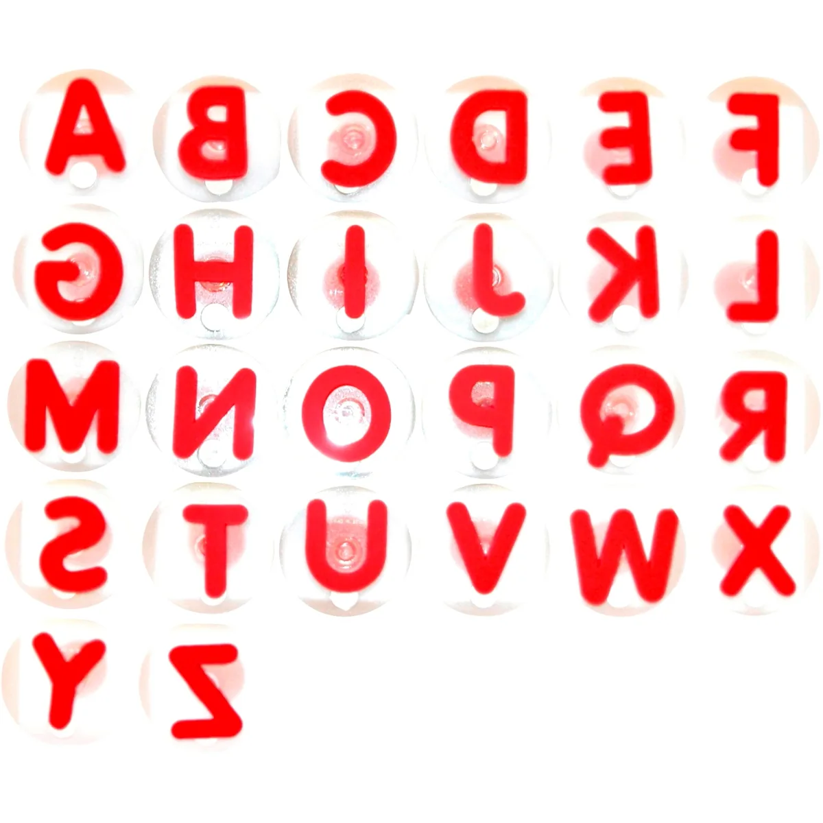 Riesenstempel Großbuchstaben 26er Set rot — Eduplay padagogisches Spielzeug Kita