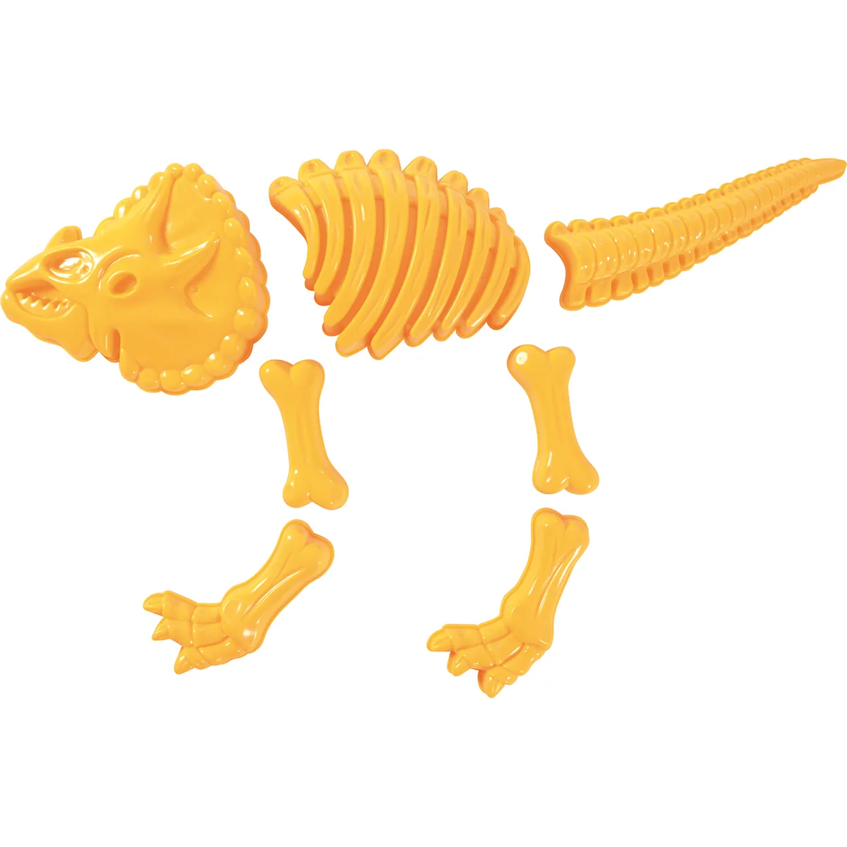 Sandformen Triceratops gelb — Eduplay padagogisches Spielzeug Kita