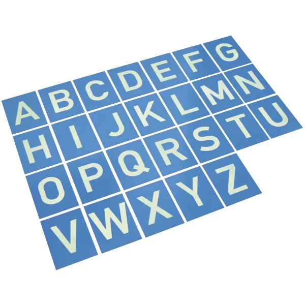 Sandpapierbuchstaben A-Z — Eduplay padagogisches Spielzeug Kita