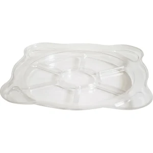 Schale 7-fach transparent für Leuchtkübel