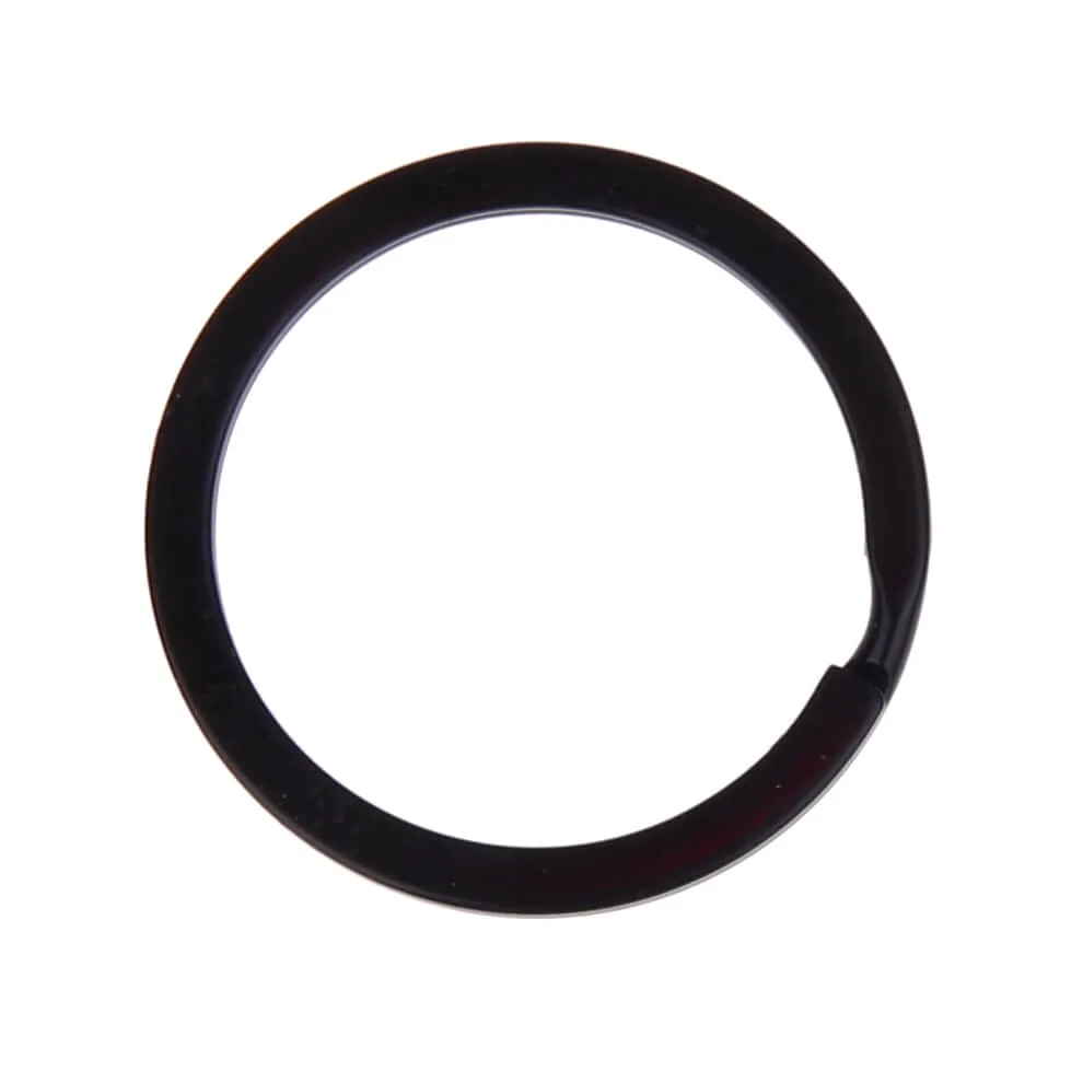 Schlüsselring 25mm schwarz — Kiki-Ena Bastelmaterial Naturholz