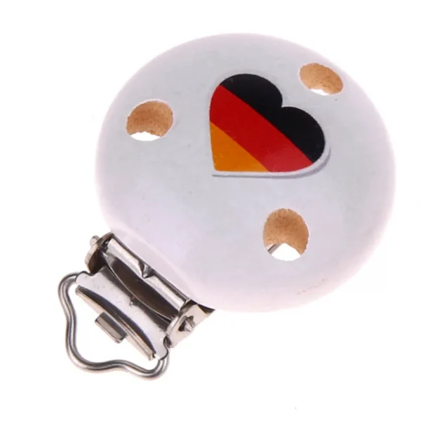 Schnullerclip Deutschland — Kiki-Ena Bastelmaterial Naturholz