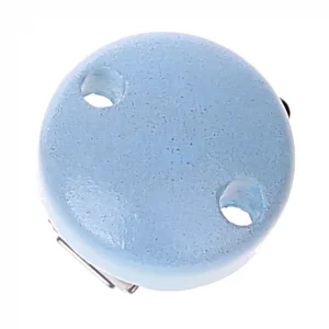 Schnullerclip mini / Holzclip Ø30mm babyblau — Kiki-Ena Bastelmaterial Naturholz