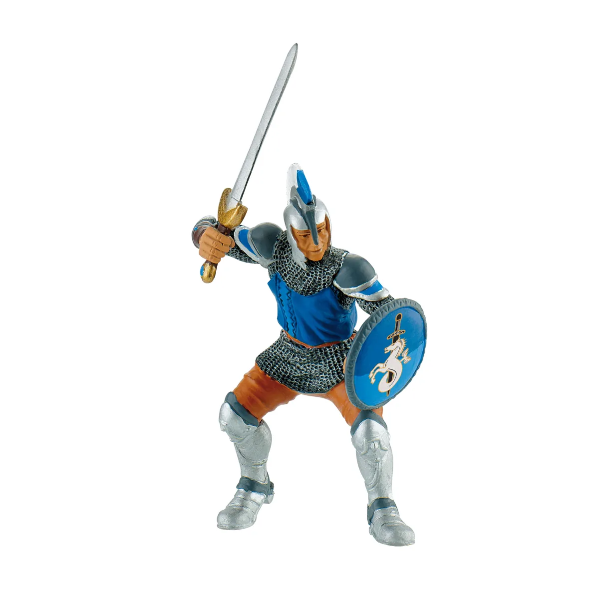 Schwertkämpfer blau Spielfigur — Eduplay padagogisches Spielzeug Kita