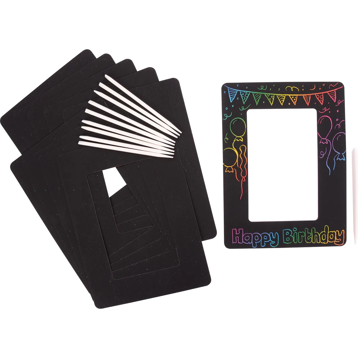 Scratch Magic Bilderrahmen 10er Set — Eduplay padagogisches Spielzeug Kita