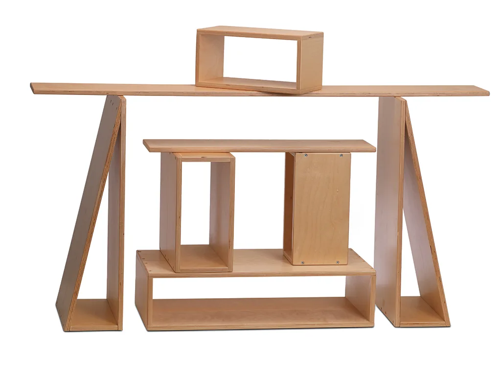 Set mit großen Hohlblöcken — Millhouse Lernspielzeug Schule