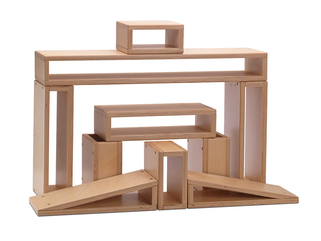 Set mit kleinen Hohlblöcken — Millhouse Lernspielzeug Schule
