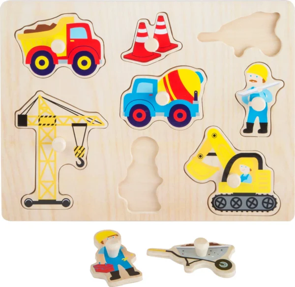 Setzpuzzle Baustelle — Millhouse Lernspielzeug Schule