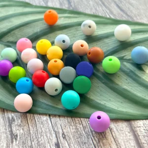 Silikonperle 12mm — Kiki-Ena Bastelmaterial Naturholz