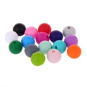 Silikonperle 9mm — Kiki-Ena Bastelmaterial Naturholz
