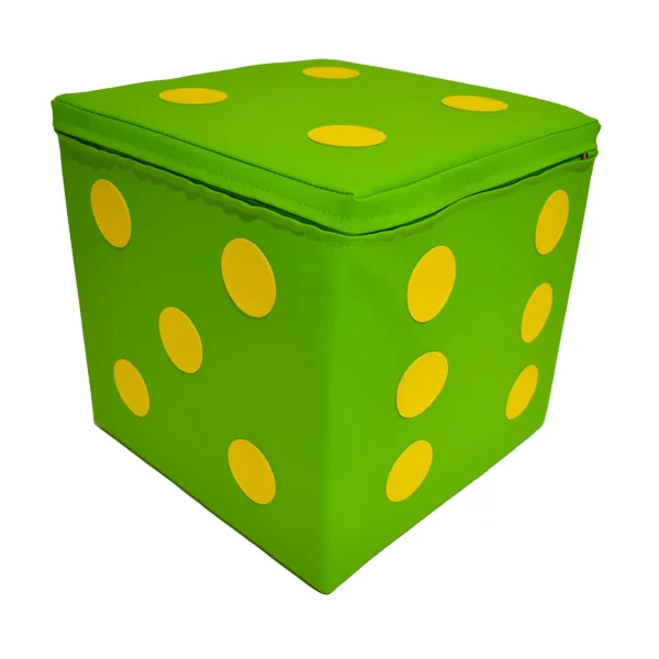 Soft Würfel 30 x 30 x 30 cm grün — Eduplay padagogisches Spielzeug Kita