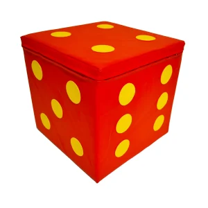Soft Würfel 30 x 30 x 30 cm rot — Eduplay padagogisches Spielzeug Kita