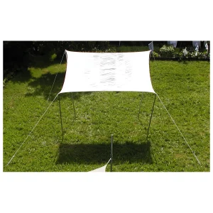 Sonnensegel 3,5 x 4,5 m creme weiß wasserabweisend — Eduplay padagogisches Spielzeug Kita Sonnensegel 3,5 x 4,5 m creme weiß wasserabweisend — Eduplay padagogisches Spielzeug Kita