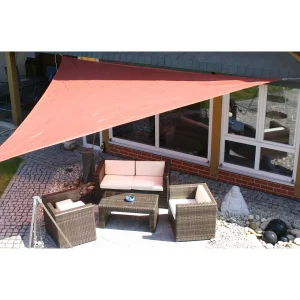 Sonnensegel 3,6 x 3,6 x 3,6 m rost wasserabweisend