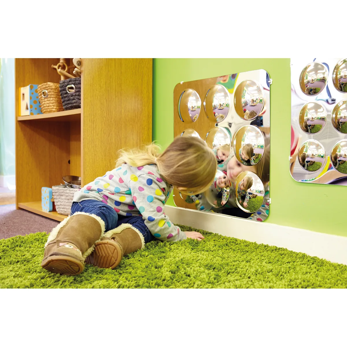 Spiegel Convex 9 klein — Eduplay padagogisches Spielzeug Kita Spiegel Convex 9 klein — Eduplay padagogisches Spielzeug Kita