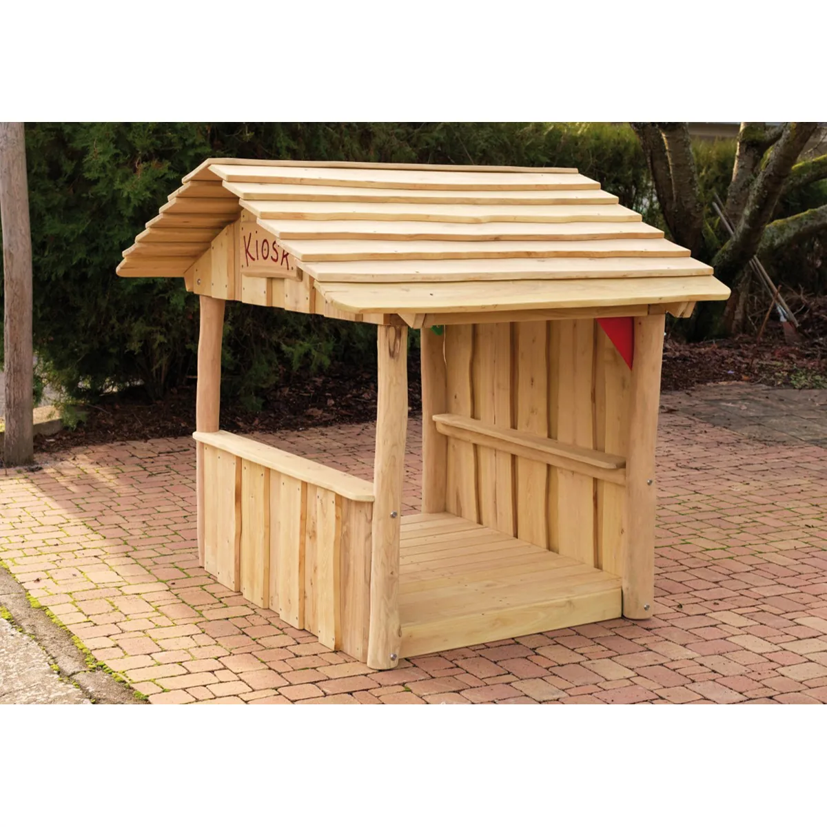 Spielhaus Kiosk — Kiki-Ena Bastelmaterial Naturholz