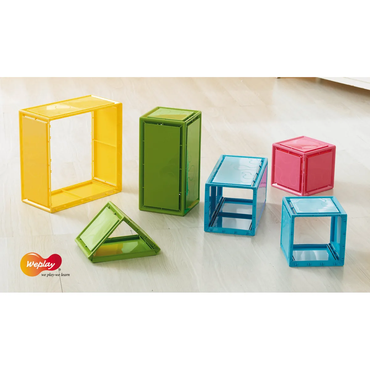 Stacking Blocks 68-tlg. — Kiki-Ena Bastelmaterial Naturholz