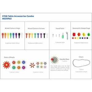 STEM Wand Zubehör-Set — Kiki-Ena Bastelmaterial Naturholz