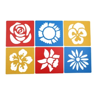 Stencil Blumen — Eduplay padagogisches Spielzeug Kita Stencil Blumen — Eduplay padagogisches Spielzeug Kita