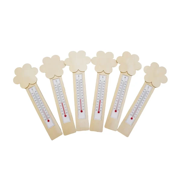 Thermometer DIY Blumen 6er Set — Eduplay padagogisches Spielzeug Kita