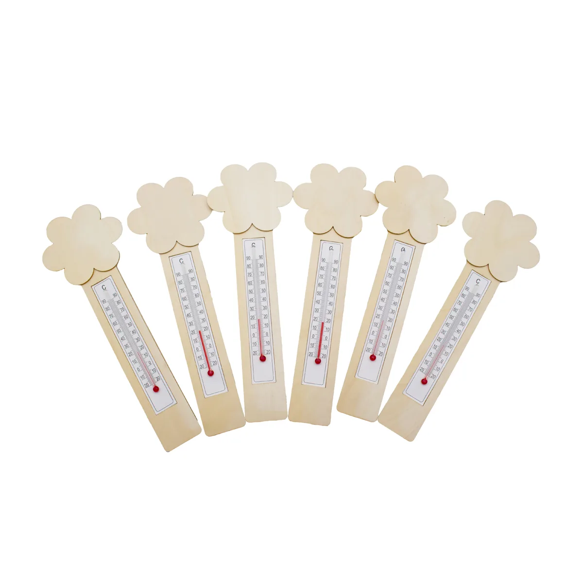Thermometer DIY Blumen 6er Set — Eduplay padagogisches Spielzeug Kita