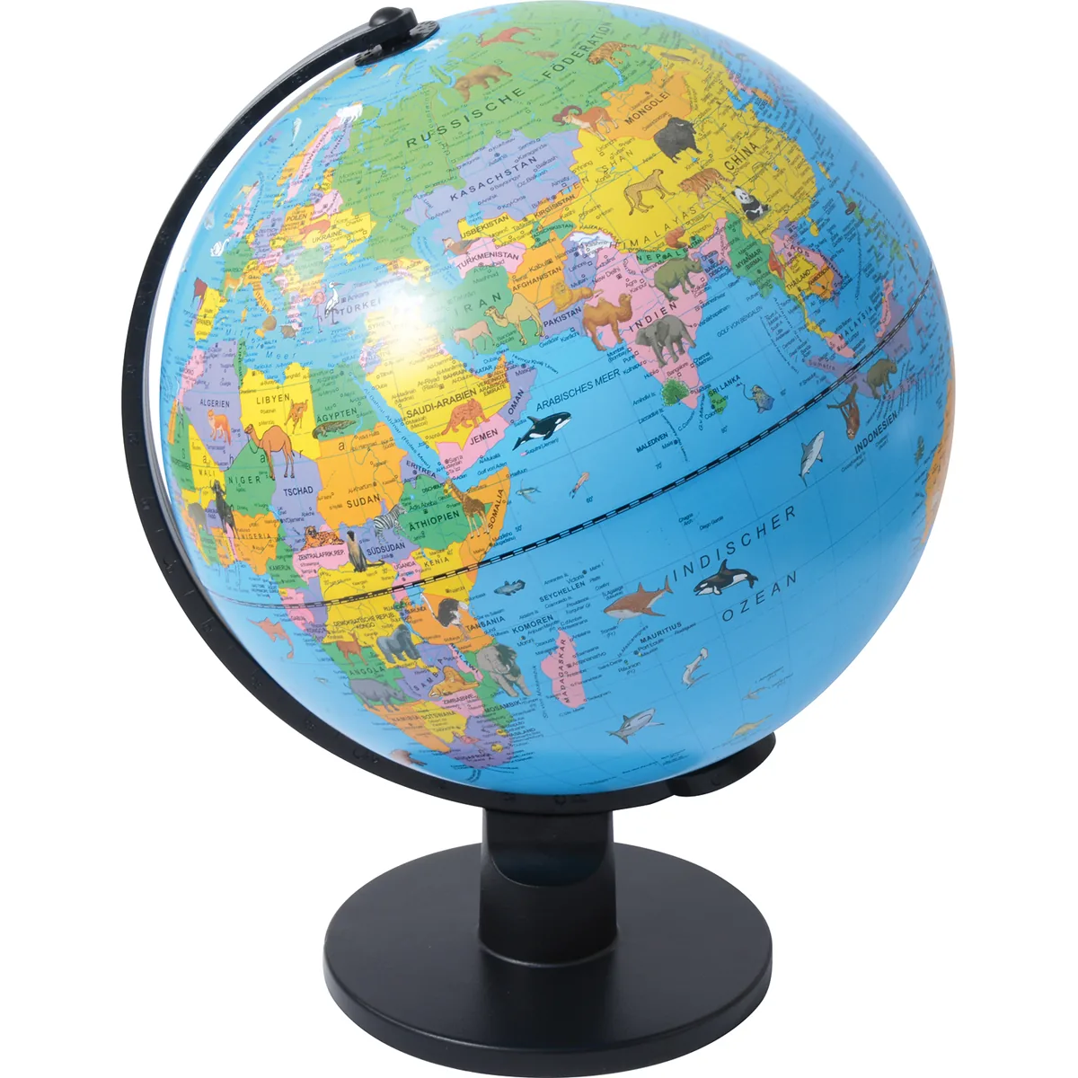 Tierglobus 30 cm — Eduplay padagogisches Spielzeug Kita