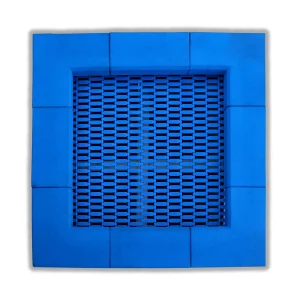 Trampolin 142 cm eckig Bodeneinbau — Eduplay padagogisches Spielzeug Kita