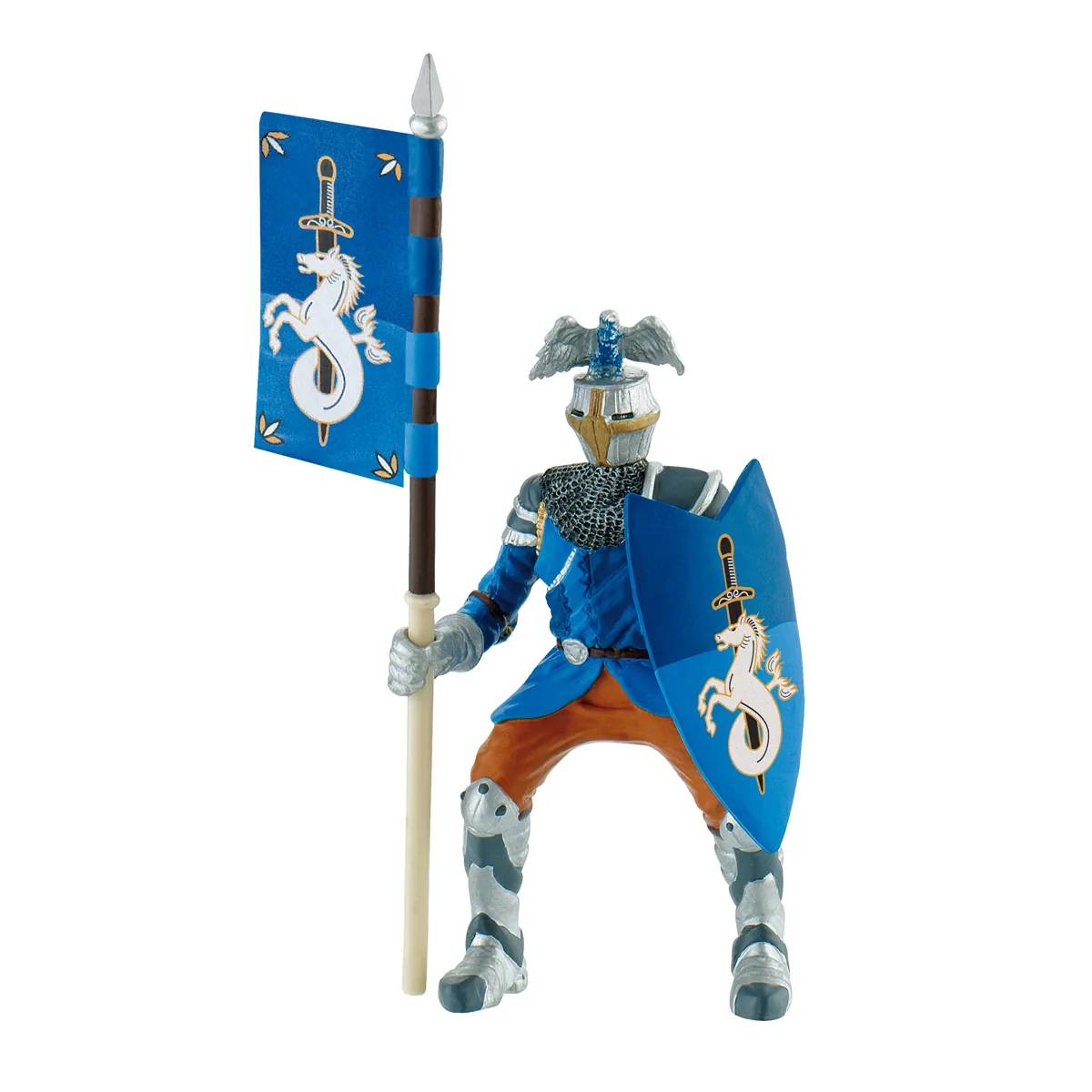 Turnierritter blau Spielfigur — Eduplay padagogisches Spielzeug Kita
