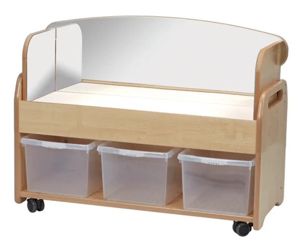 Unterschrankwagen mit Spiegelumrandung — Millhouse Lernspielzeug Schule
