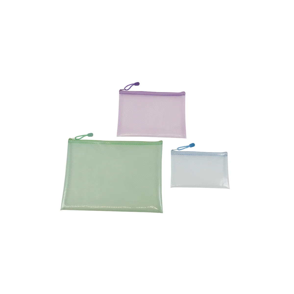 Utensilien Taschen transparent 3er Set — Eduplay padagogisches Spielzeug Kita