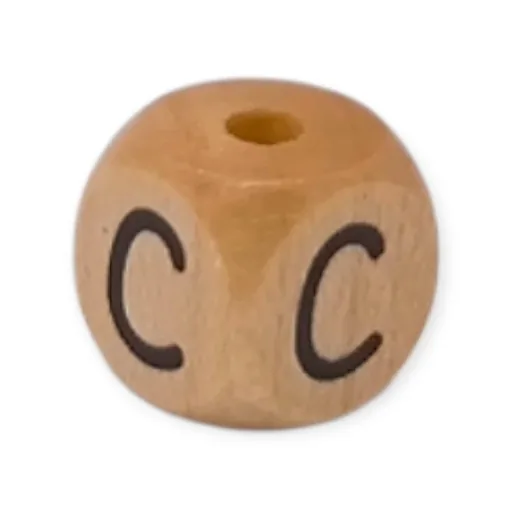 Vertikale Buchstabenwürfel Holz geprägt 10mm Buchstabenperlen C — Kiki-Ena Bastelmaterial Naturholz Vertikale Buchstabenwürfel Holz geprägt 10mm Buchstabenperlen C — Kiki-Ena Bastelmaterial Naturholz