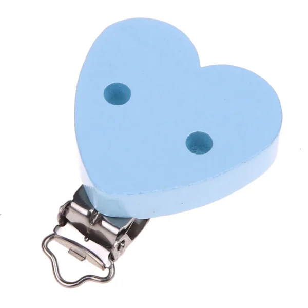 Herzclip babyblau — Kiki-Ena Bastelmaterial Naturholz Herzclip babyblau — Kiki-Ena Bastelmaterial Naturholz