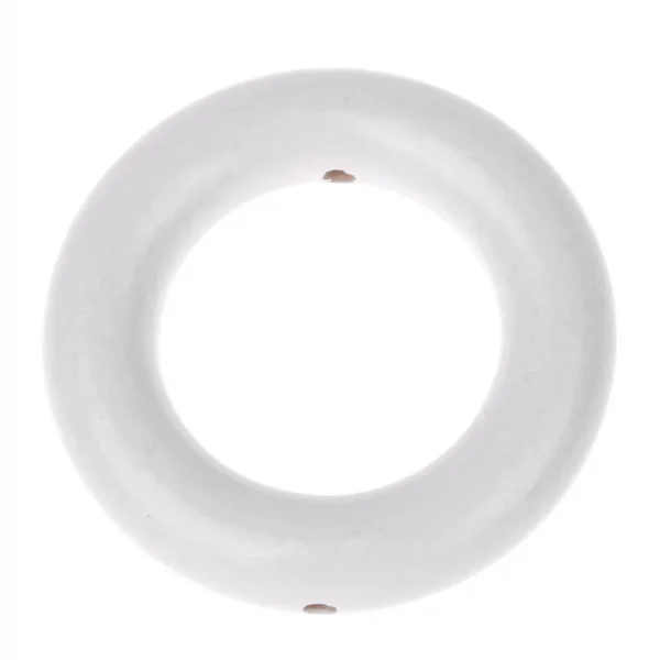 Holzringe zum Basteln Gr. S 50 mm weiss — Kiki-Ena Bastelmaterial Naturholz