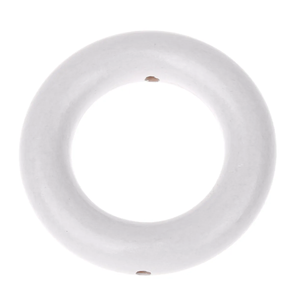 Holzringe zum Basteln Gr. S 50 mm weiss — Kiki-Ena Bastelmaterial Naturholz